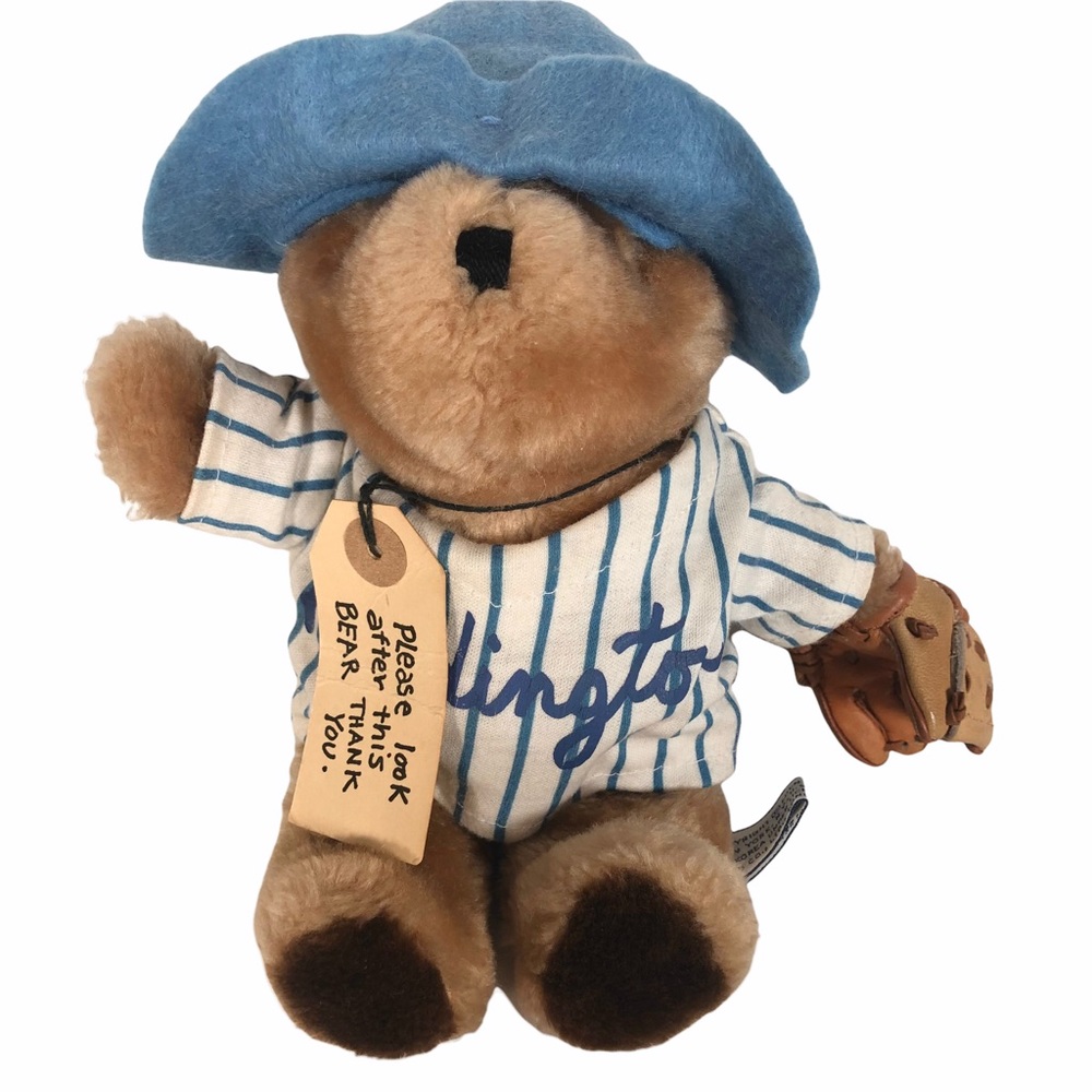 Vintage Eden Toys Paddington Bear Baseball Mitt 1975, 1981 Plush Teddy B…